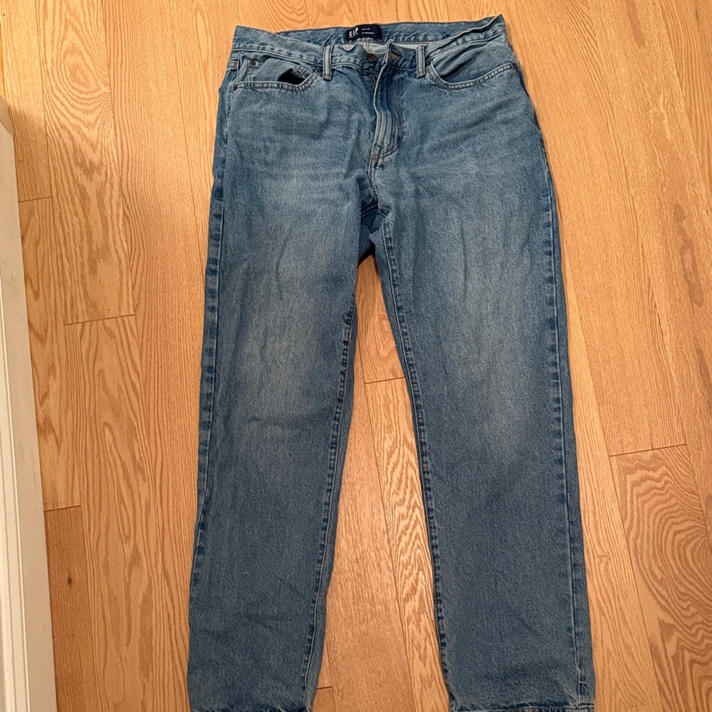 GAP Mid-Wash Straight Leg Jeans